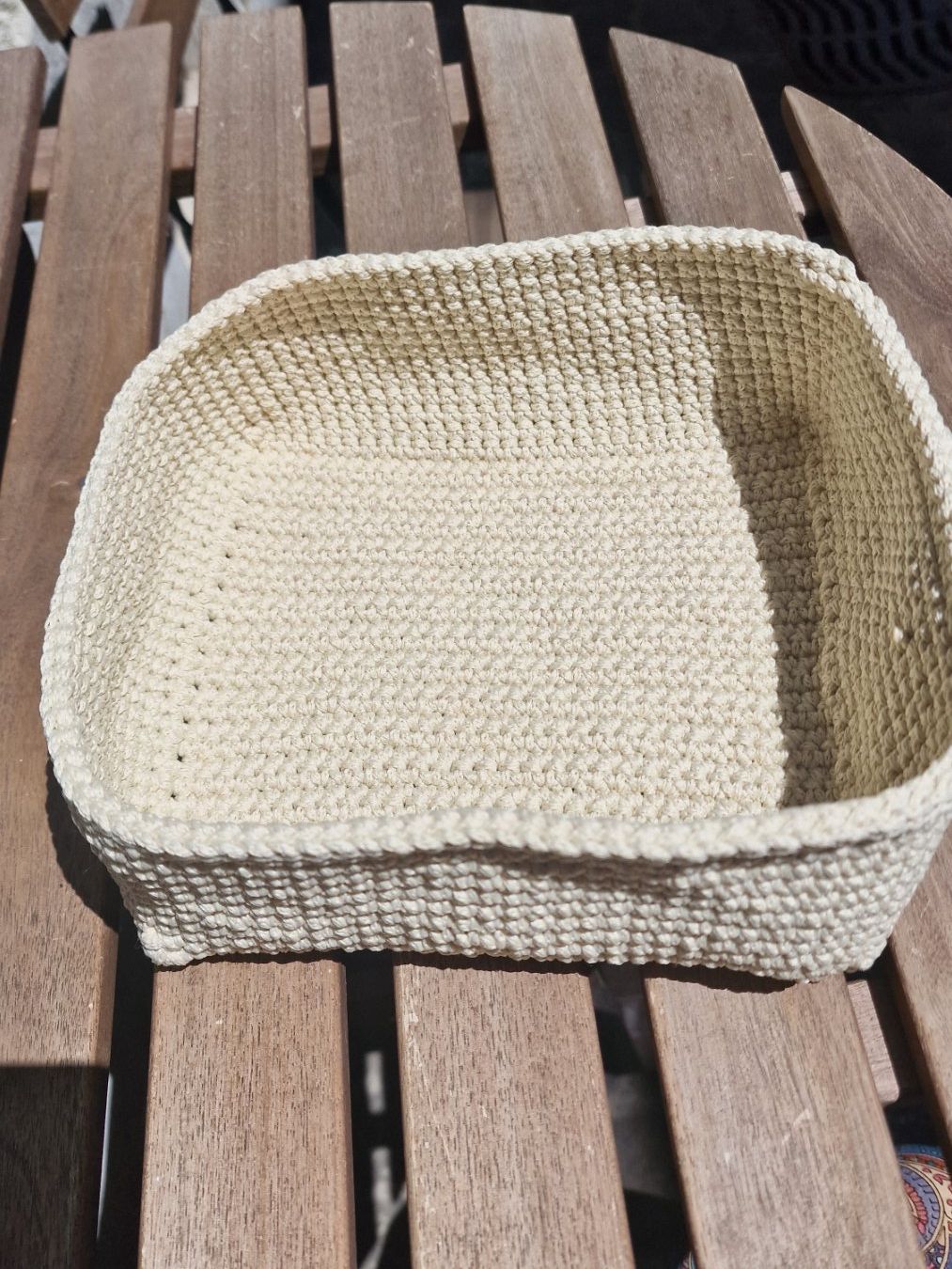 Sonstiges für Haushalt & Wohnen: Korb, gehäkelt, 20x20x8 – Neu und originalverpackt aus Rütihof von tweedy123 2