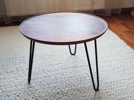 Beistelltisch Nussbaum 50cm Durchmesser Swiss Made