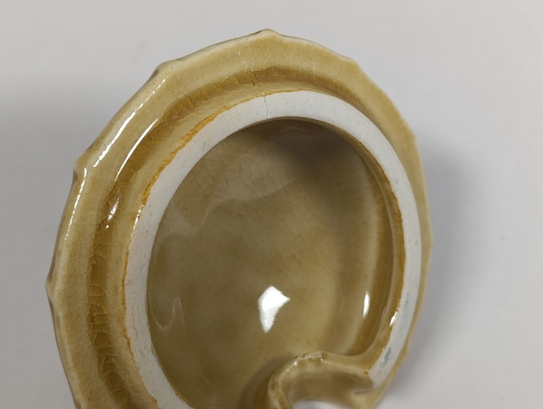 Zuckerdosen: Sucrier brun-jaune à motif abeille – Gebraucht aus Thielle von Plusvalue_Neuchatel 1