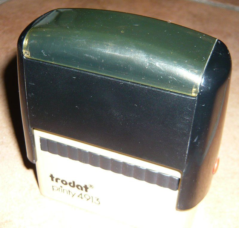 Trodat Stempel: Stempel – Gebraucht aus Ruggell von Dolce9