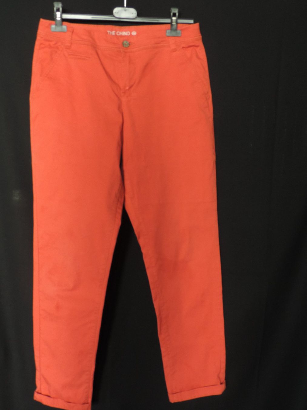 Pantaloni: Pantalon Chino rouge pale – Usato da Genève venduto da Axelle333 6