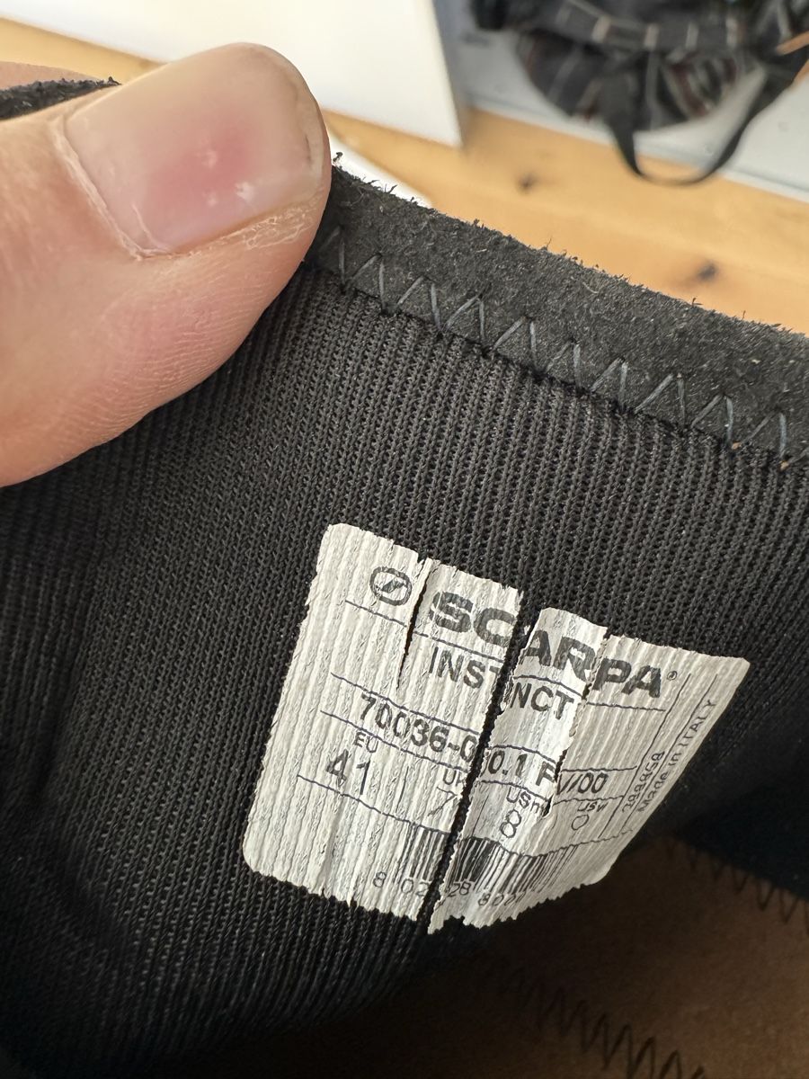 Scarpa Herrenschuhe: Scarpa Instinct Lace 41 Kletterschuh – Gebraucht aus Effretikon von Stefan_L 1
