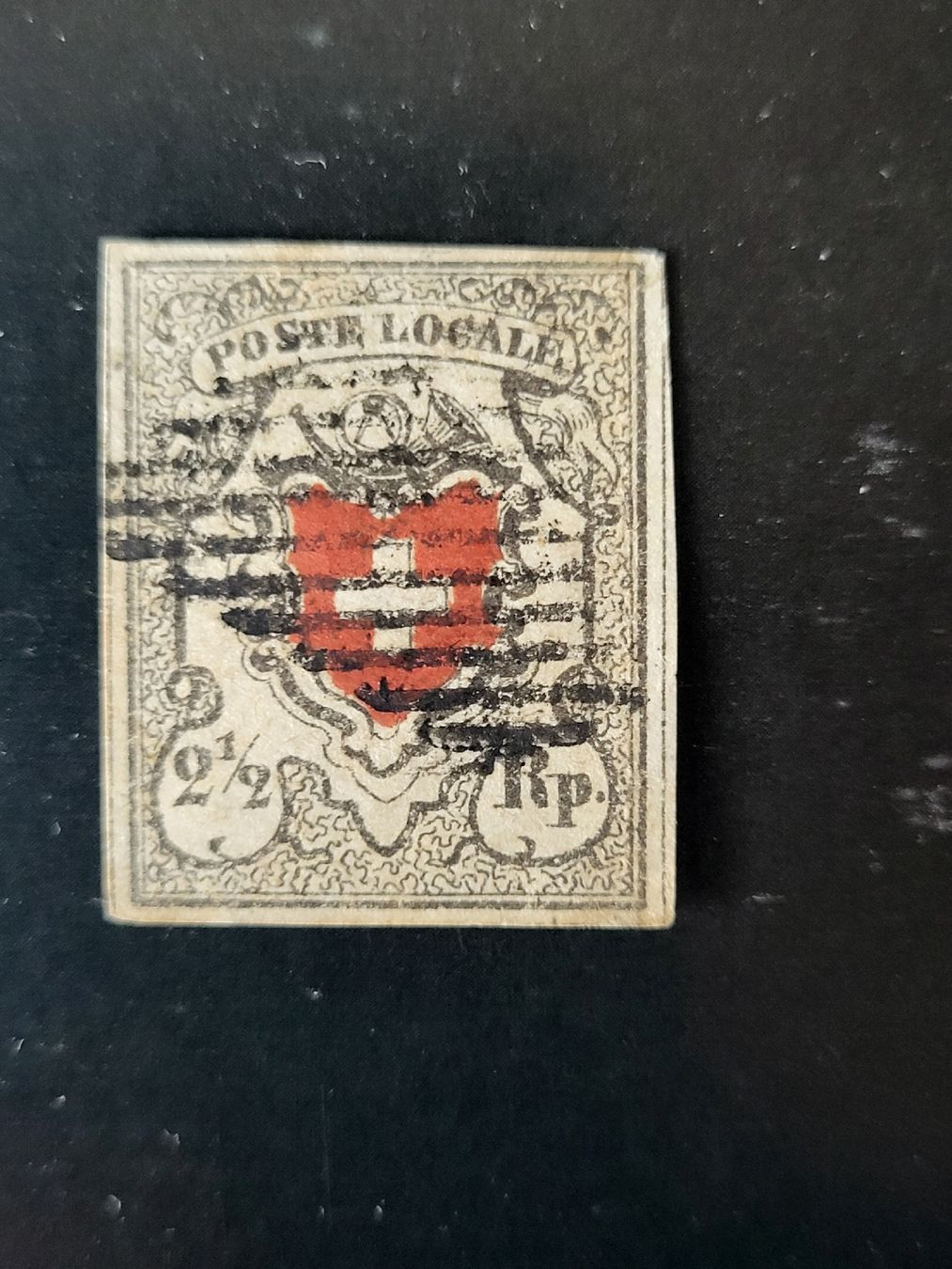 Tous les timbres: 1850, Breitrandige Poste Locale mit Attest – D'occasion à stäfa par brandy66 2