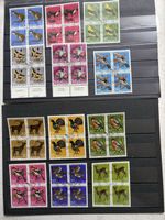 12 blocs de timbres Pro Juventute 1967/68/69 oblitérés