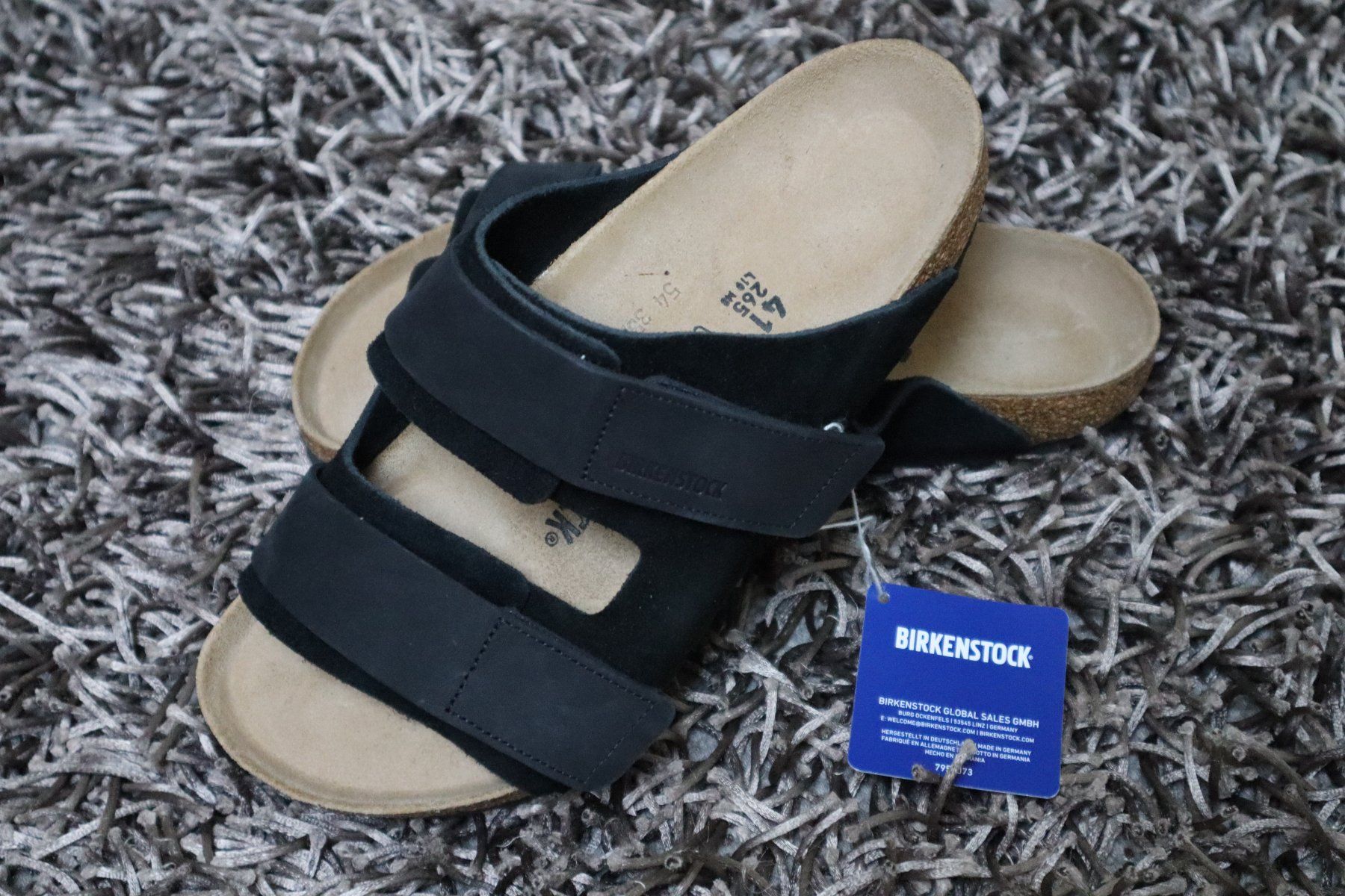 Birkenstock Herrenschuhe: Birkenstock, Uji, Gr. 41, Leder, NEU – Neu und originalverpackt aus Wattwil von glueck 1
