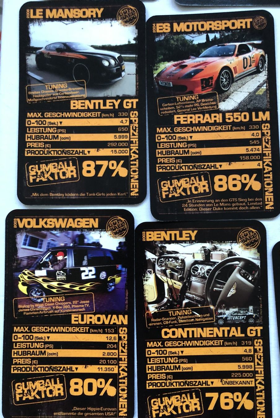 Spiele: TOP TRUMPS SPECIALS - Quartett - Superautos - Tuning Power – Gebraucht aus Schaffhausen von durruti 2