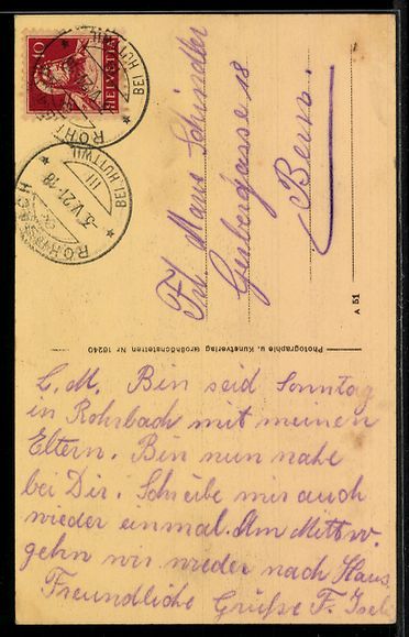 Cartoline postali: AK Walterswil, Kirche von Walterswil – Usato da Berlin venduto da bartko-reher 1