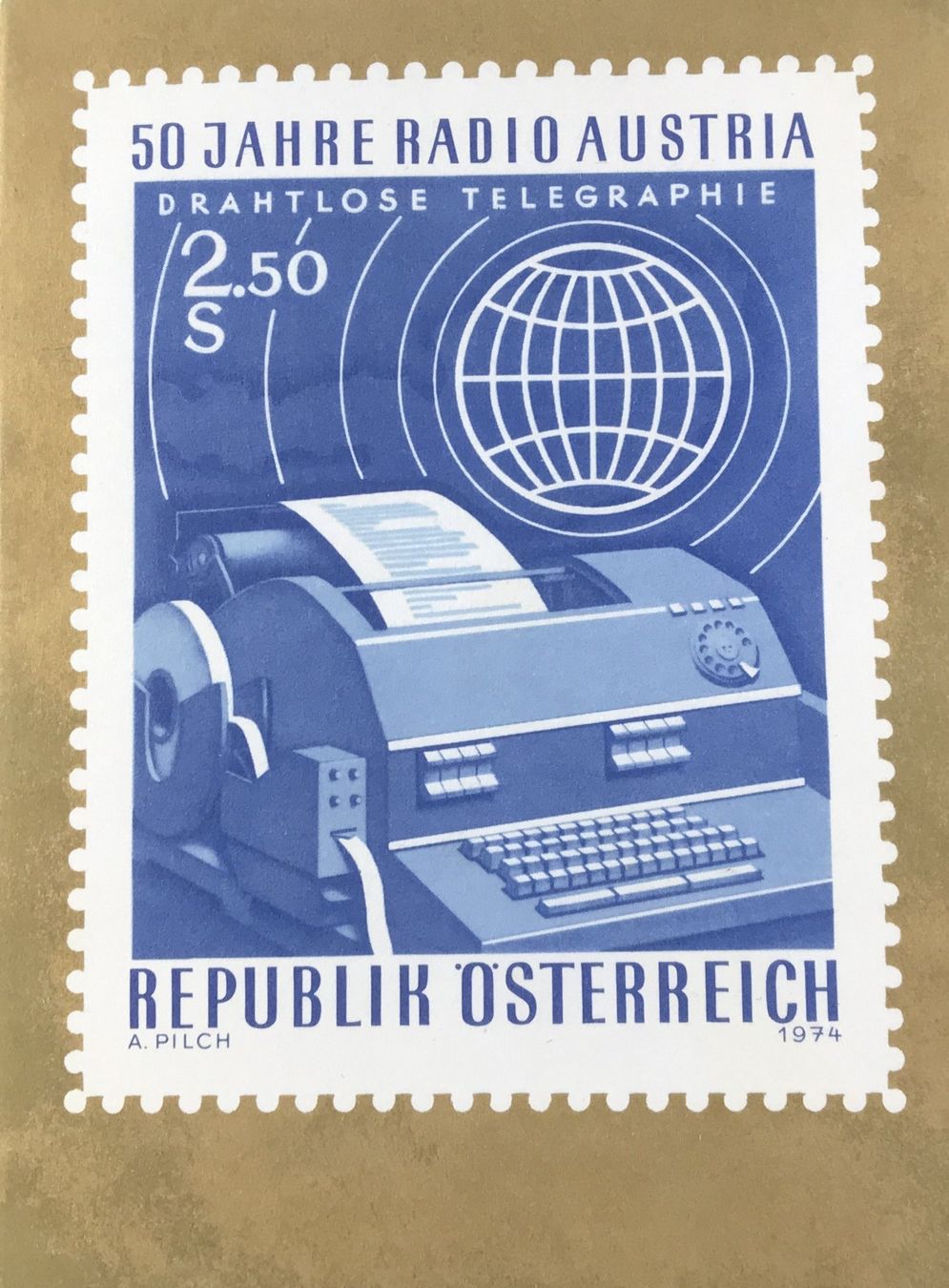 Tutti i francobolli: 50 JAHRE RADIO AUSTRA – Usato da Ostermundigen venduto da Kari1937
