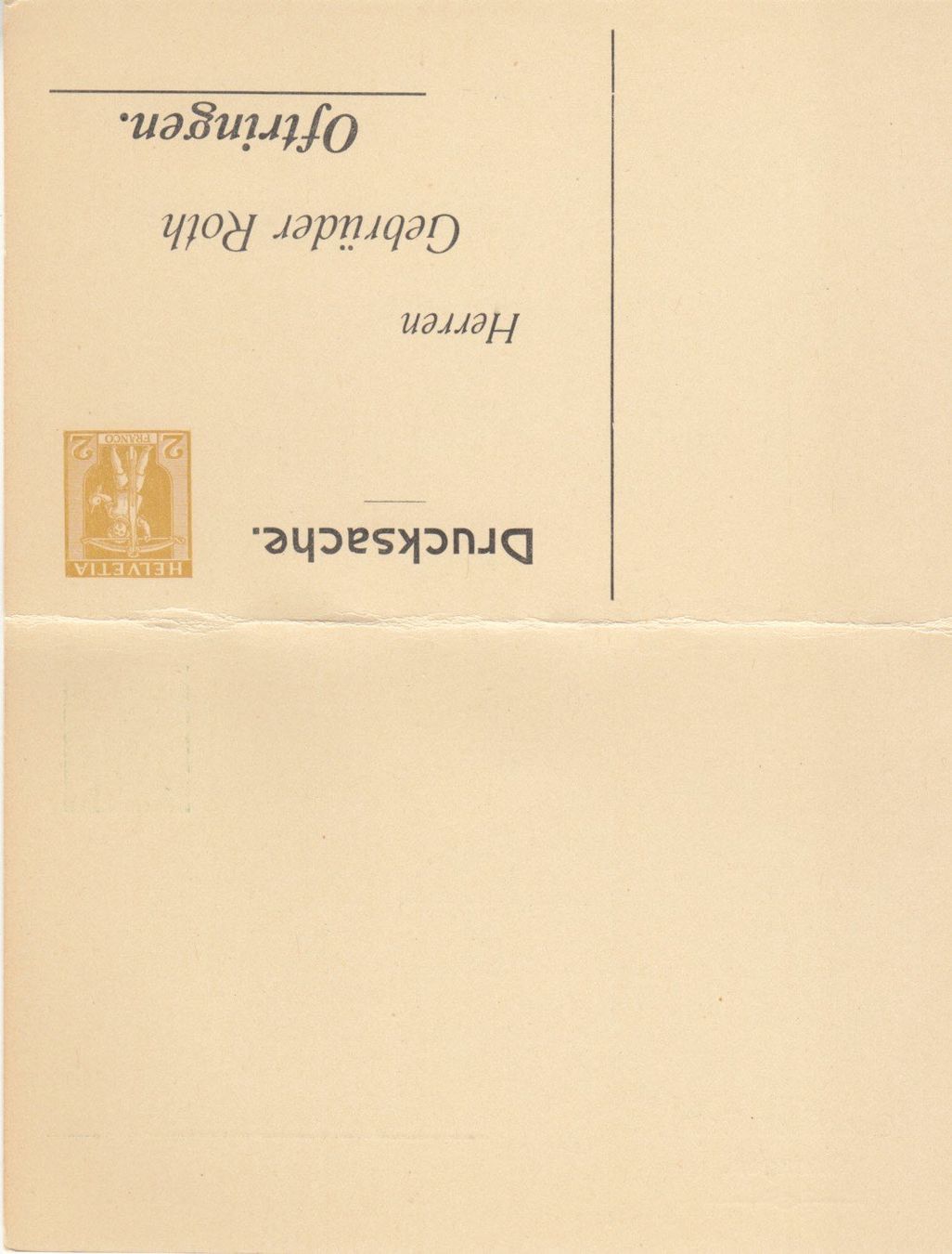 Alle Briefmarken: SGK PPK 102 Roth Oftringen – Gebraucht aus Bürglen TG von StampGraf 1