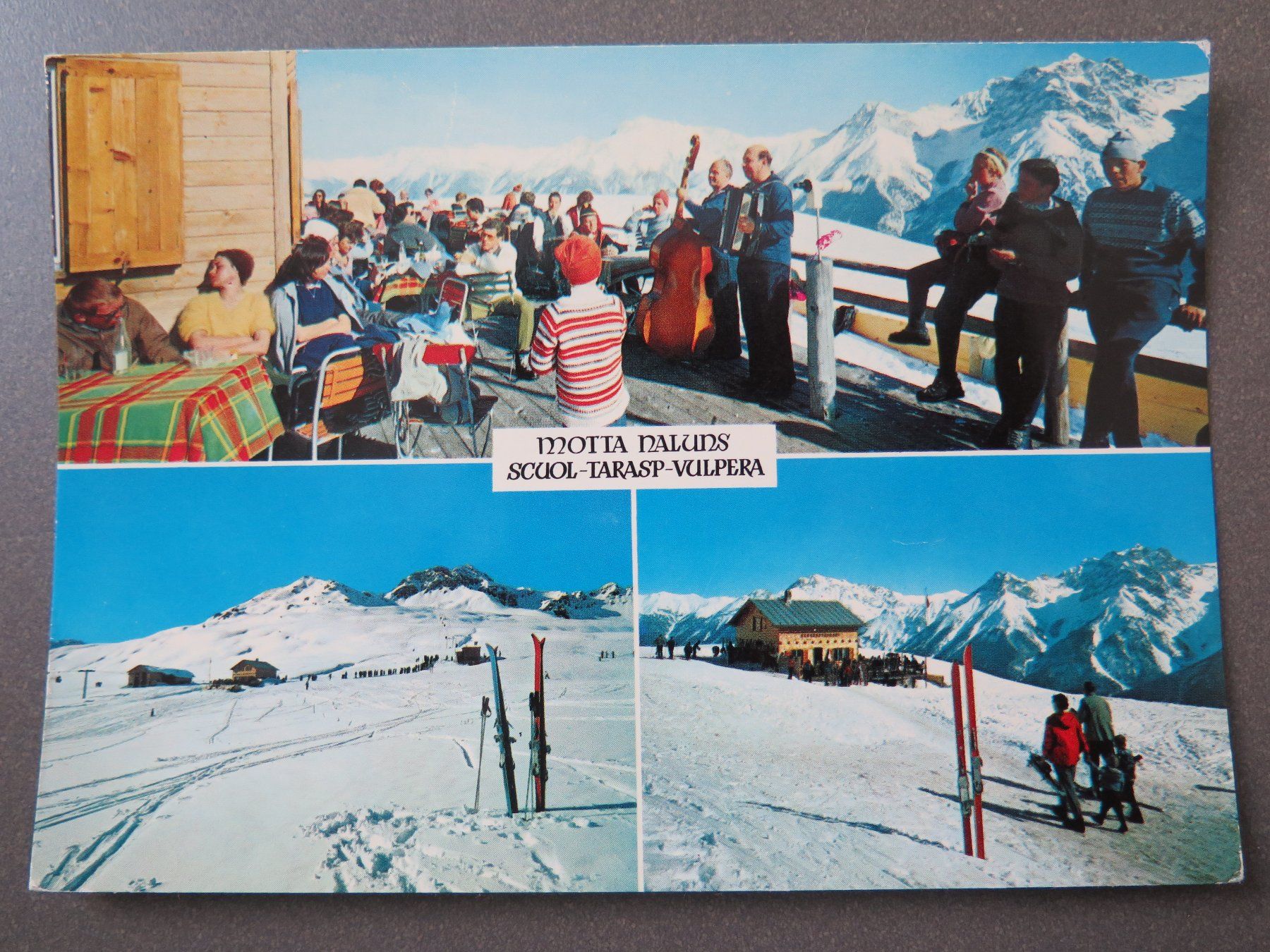 Cartoline postali: SCHULS-SCUOL - MOTTA NALUNS – Usato da Wittenbach venduto da lipasal