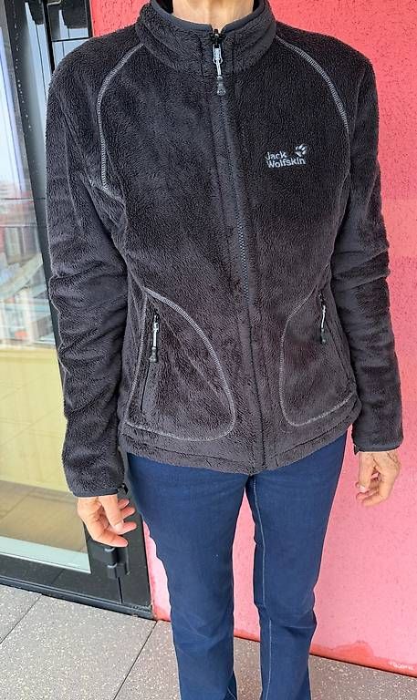 Giacche: Jack Wolfskin highloft Fleese Jacke schwarz – Nuovo (secondo la descrizione) da Zollikerberg venduto da Serpli
