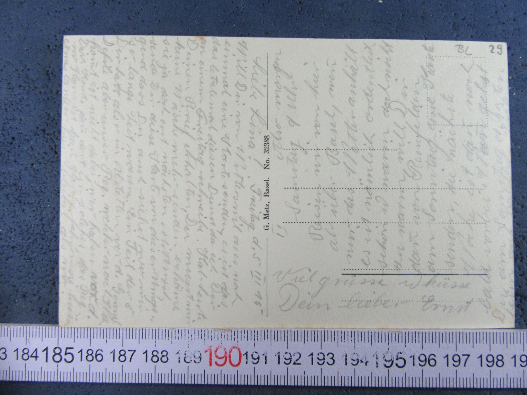Cartoline postali: BIRSIGTAL LEIMENTAL RELIEF BINNINGEN BIS METZERLEN PFEFFINGE – Usato da Ettingen venduto da Hausi4711 2