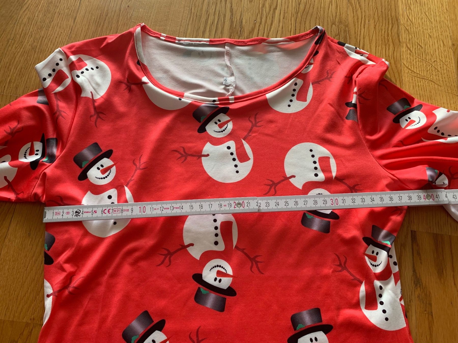 Vestiti: Rotes Kleid Schneemann in Grösse S – Usato da Beromünster venduto da msklef 4