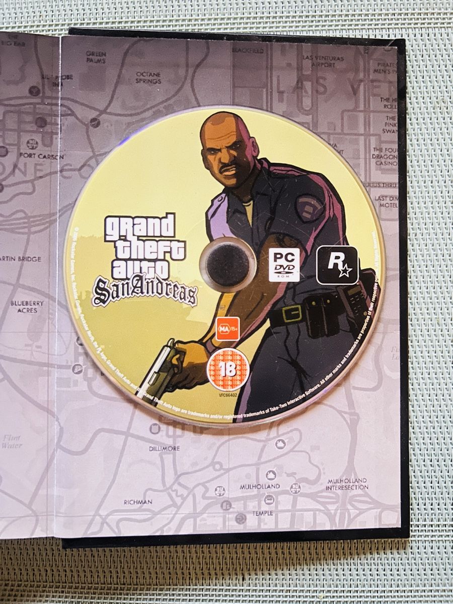 Spiele: GTA SanAndreas Book Game FR – Gebraucht aus Montet (Broye) von Jocksmock 1