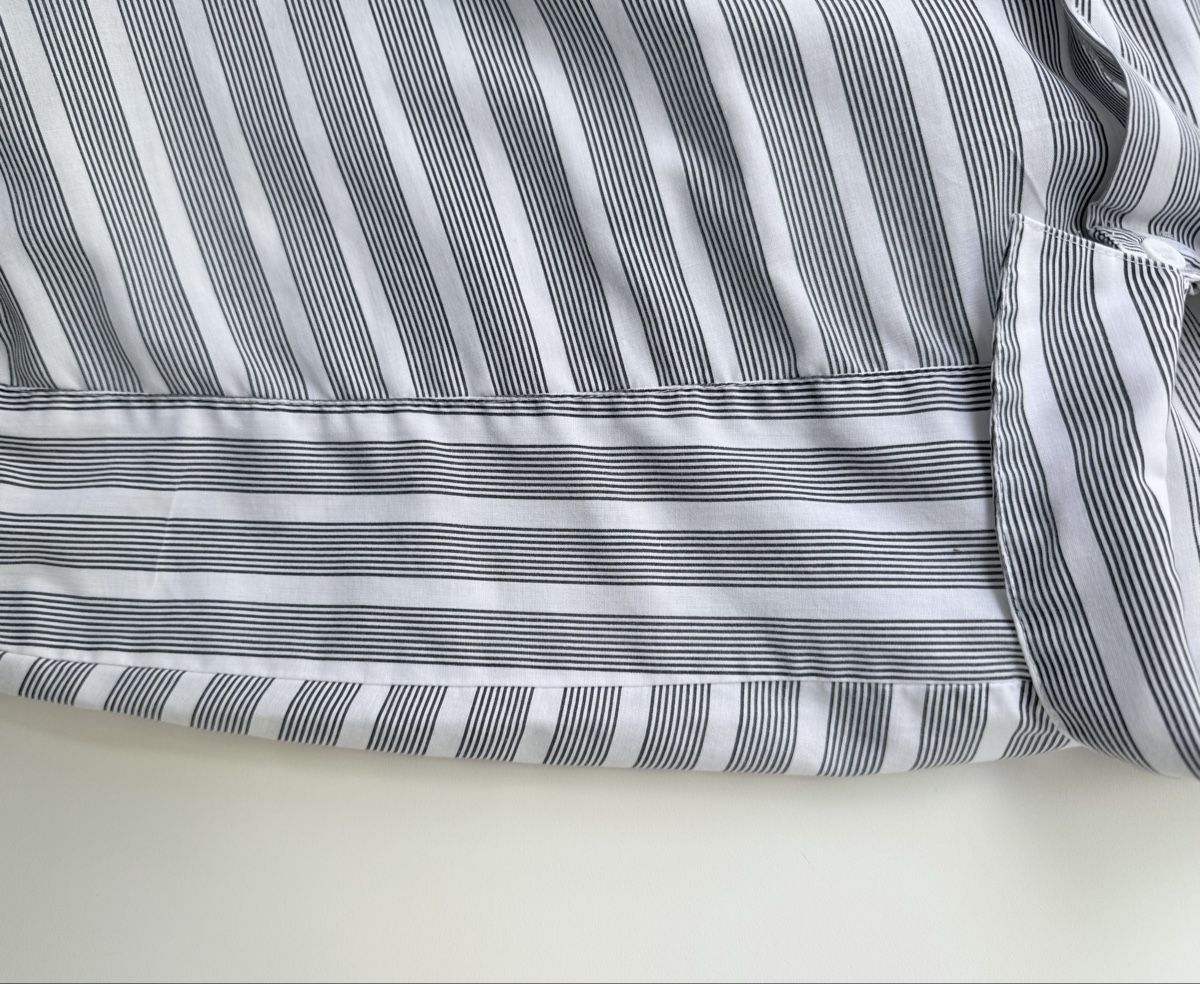 Blusen: Vintage Bluse gestreift kurzarm Grösse M – Gebraucht aus Basel von A-Z-B 4