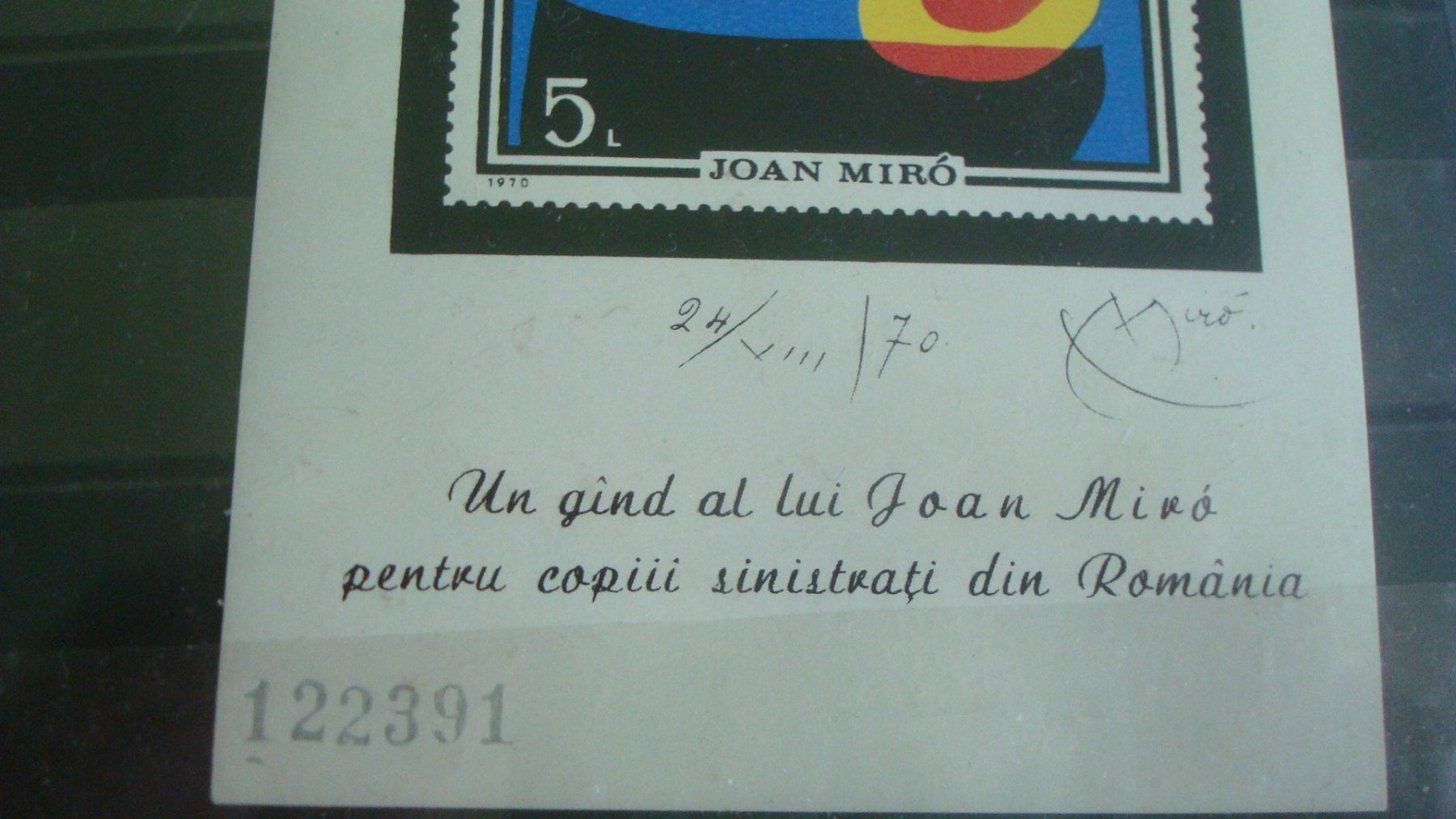 Tutti i francobolli: Kunstbriefmarken Joan Miro Posta Romana 1970 – Nuovo (secondo la descrizione) da Münchenstein venduto da Pesci6 1
