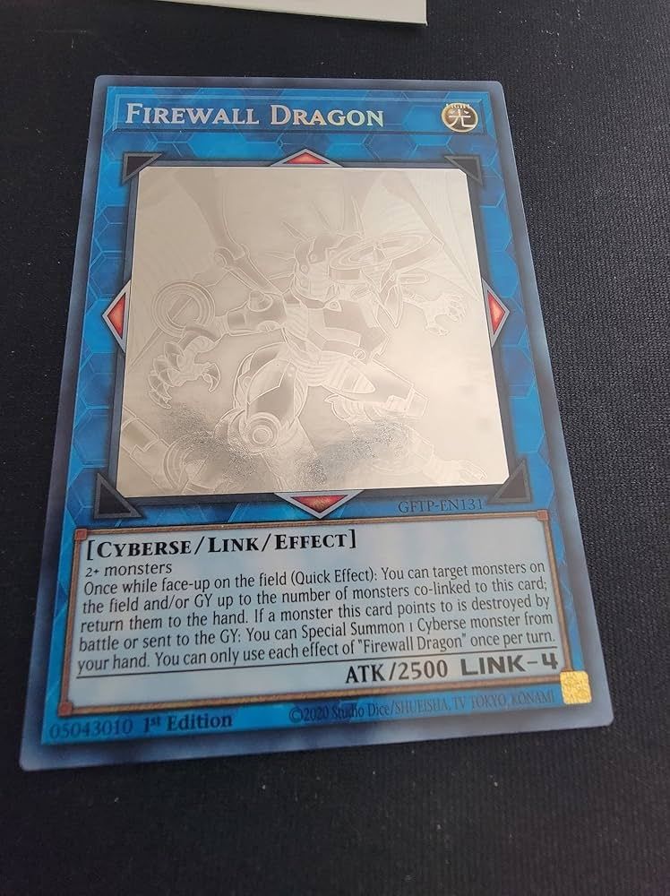 Yugioh Carte collezionabili: Yu-Gi-Oh Firewall Dragon Ghost rare  – Usato da Schlieren venduto da davejuveboy429
