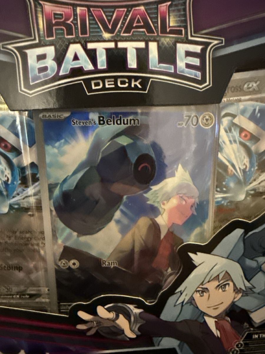 Pokémon Carte collezionabili: Deck rival Battle - Steven SVP 207 EN – Nuovo e nell'imballaggio originale da Martigny venduto da lauraalizeepil 1