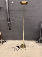 Stehlampe Messing goldfarben gebrauchter Zustand