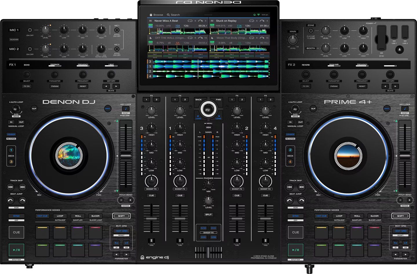 Denon Console di mixaggio: Denon DJ Prime 4+ mit Trage-/Schutztasche – Usato da Zürich venduto da nstoec 2
