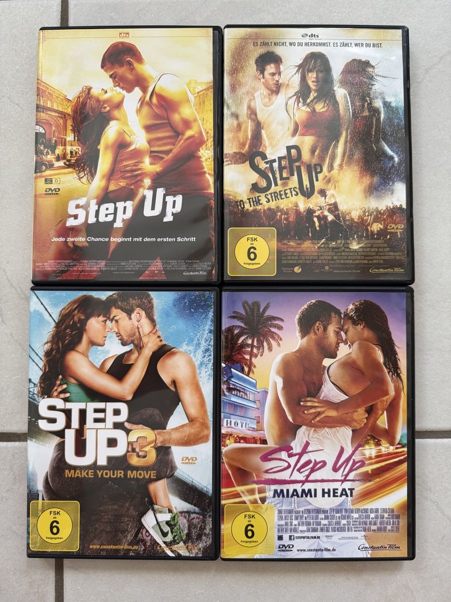 Tutti i DVDs: DVD Set - Step Up – Usato da Glattfelden venduto da ilamas