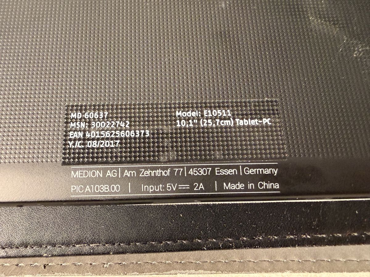Medion Tablet PC: MEDION LIFETAB E10511 10.1” Full HD – 16 GB – Android – Gebraucht aus Reinach BL von Rushkatie 3