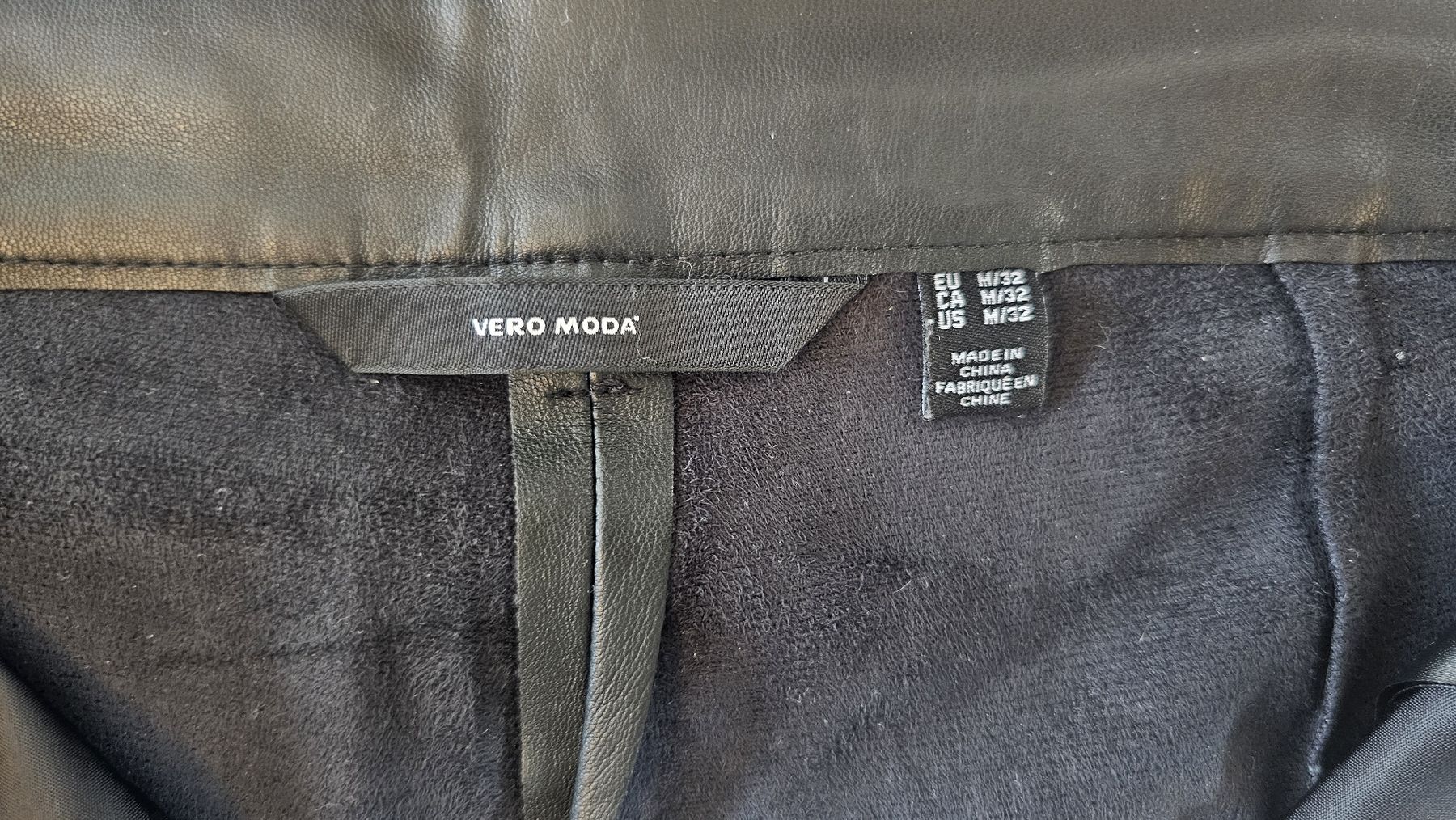 Vero Moda Pantaloni: Schwarze Lederhose Gr. M, Vero Moda – Nuovo (secondo la descrizione) da Baden venduto da MiaNy 3