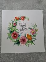 Geburtstagskarte Hervorragend AG Quilling Blumen neu