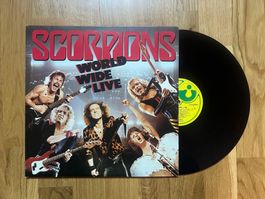 Scorpions – World Wide Live • 2 LP • 1985 • inkl. Poster