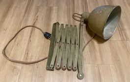 Vintage/Industrial Scherenlampen Werkstattlampen für Bastler
