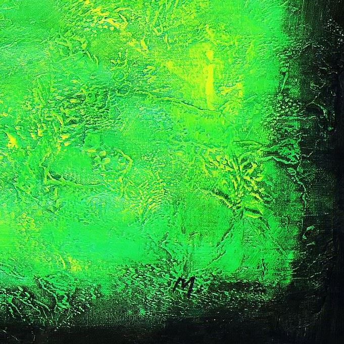 Riproduzioni & Creazioni: Abstrakt - Black Emerald – Nuovo (secondo la descrizione) da Larnaca venduto da KunstDepot24 4