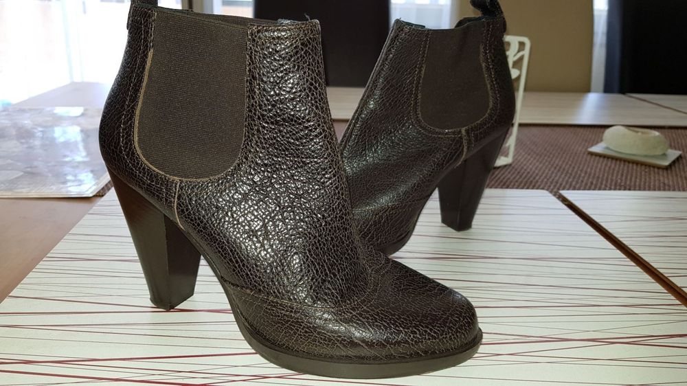 Bottines Femme Rubivo - Pointure 38 - Noir - Occasion