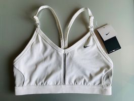 Soutien-gorge de sport Nike, blanc, taille L - État neuf