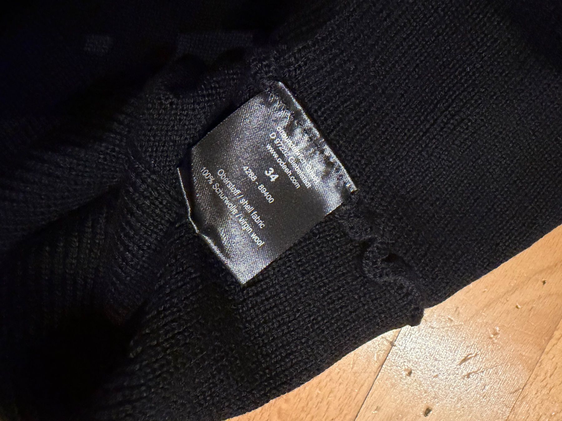 Maglioni & Felpe: ODEEH Wolle Pullover schwarz Gr. 34 neuwertig – Nuovo (secondo la descrizione) da kloten venduto da domireto 2