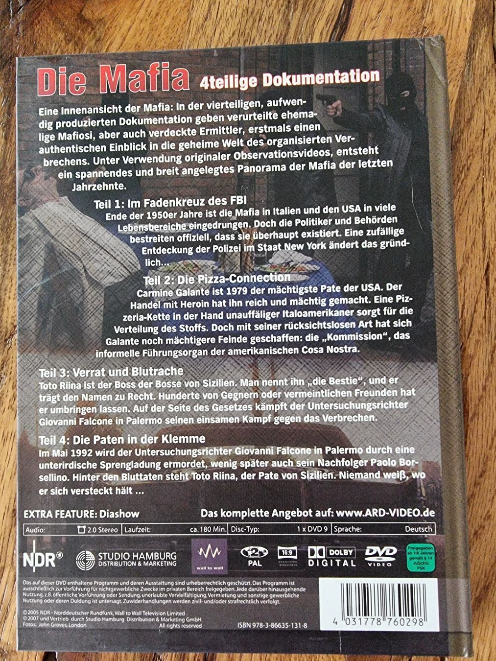 Tutti i DVDs: Die Mafia 4-teilige Doku DVD mit booklet – Usato da Zofingen venduto da Tinpan 3