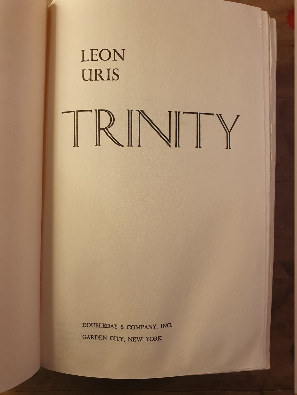 Libri: Trinity - Leon Uris – Usato da Zürich venduto da loosebone 2
