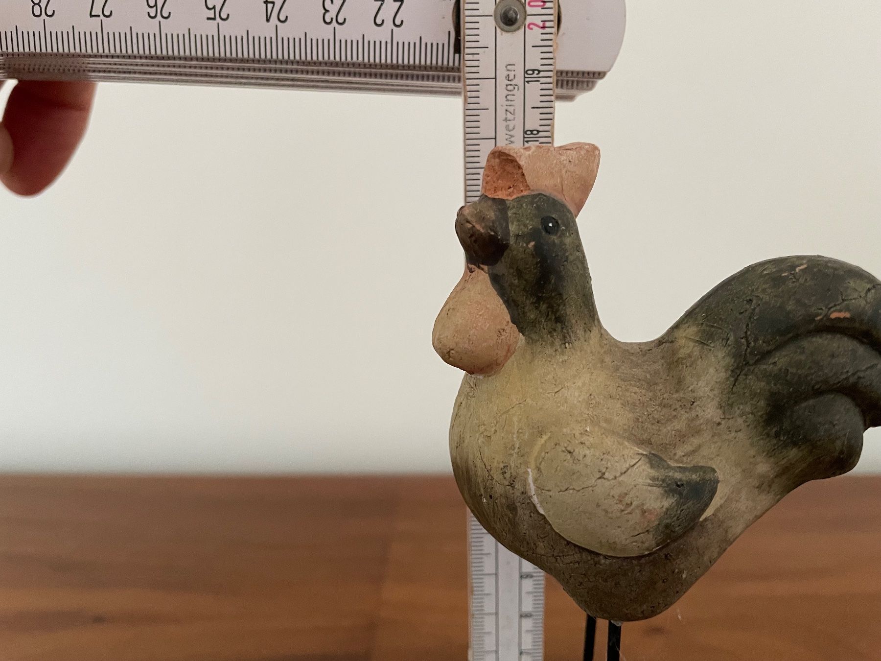 Figuren: Huhn und Hahn Steingut Figuren – Gebraucht aus Winterthur von u22 9
