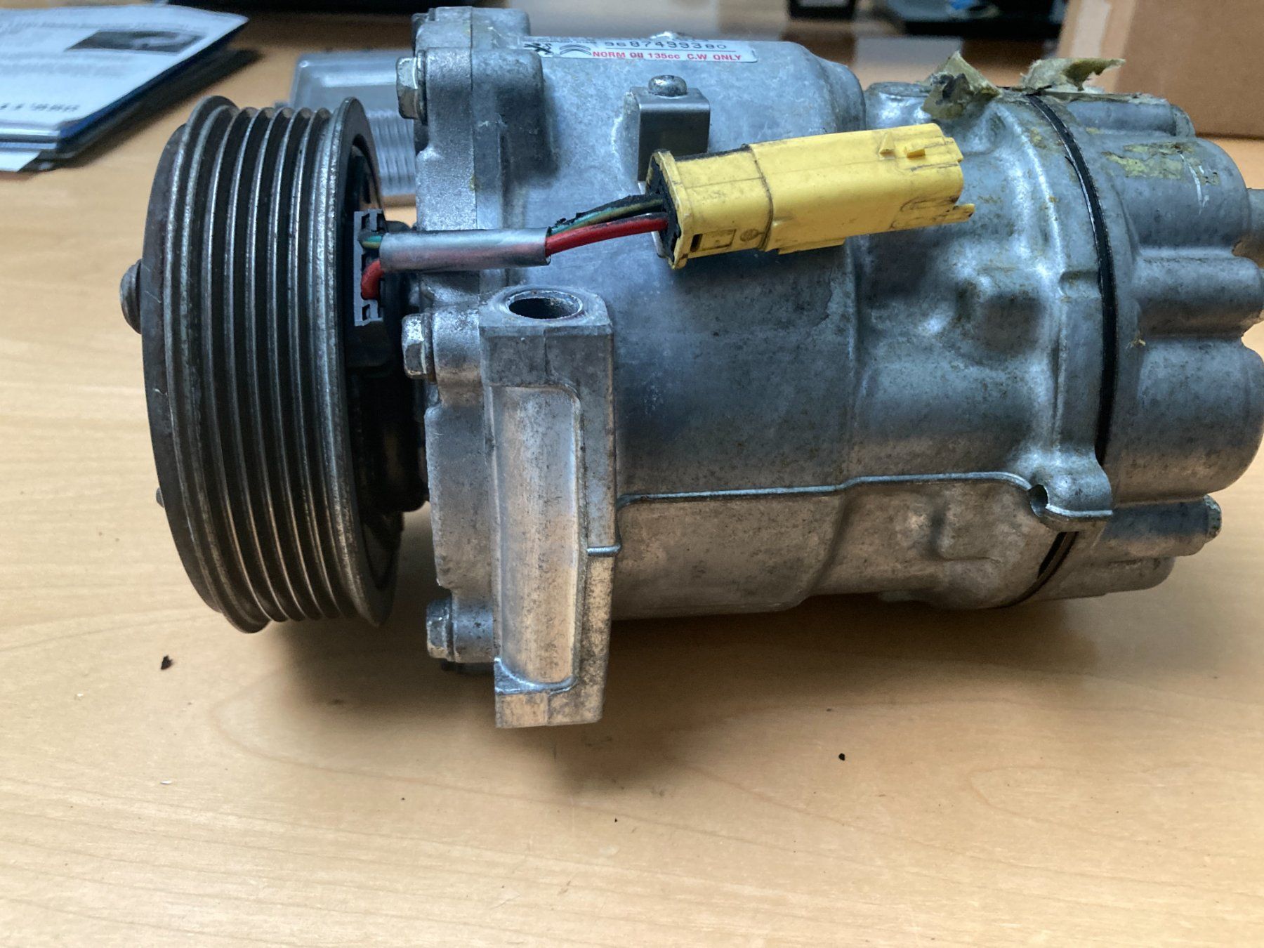Citroën Tutti pezzi di ricambio auto: Citroën Jumpy Klimakompressor Sanden SD7V16 9687499380 – Usato da Cham venduto da WB2223 5
