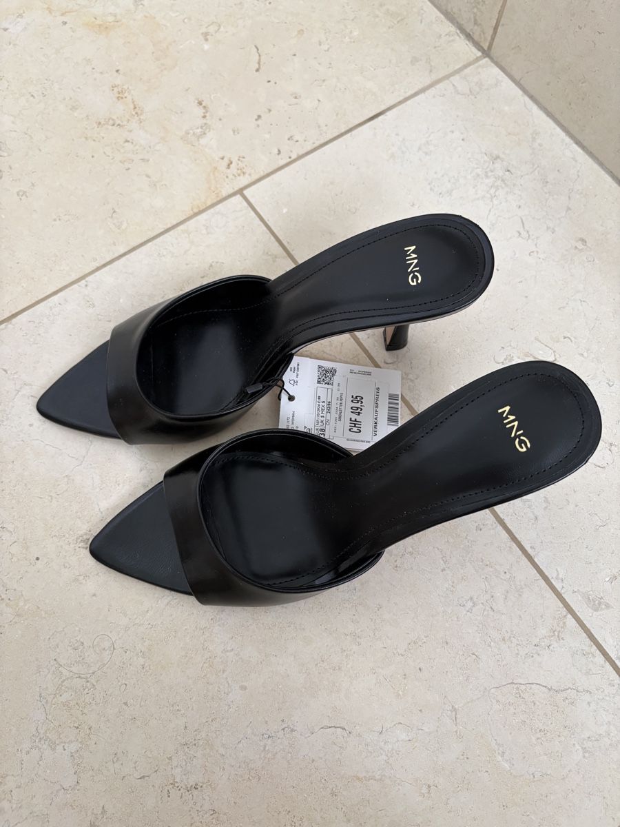Mango Scarpe da donna: Schwarze Hells von Mango, neu und ungetragen, 38 – Nuovo e nell'imballaggio originale da Zürich venduto da Sera.13 1