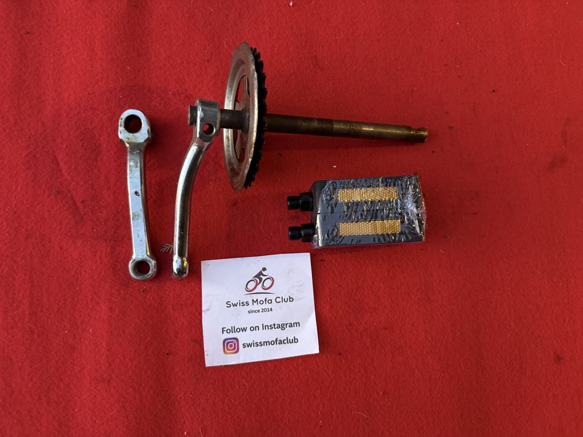 Mofa-Ersatzteile: Kit Pedalen tretachse Pedal axe Mofa Piaggio ciao – Neu (gemäss Beschreibung) aus Comano von brian.diamond