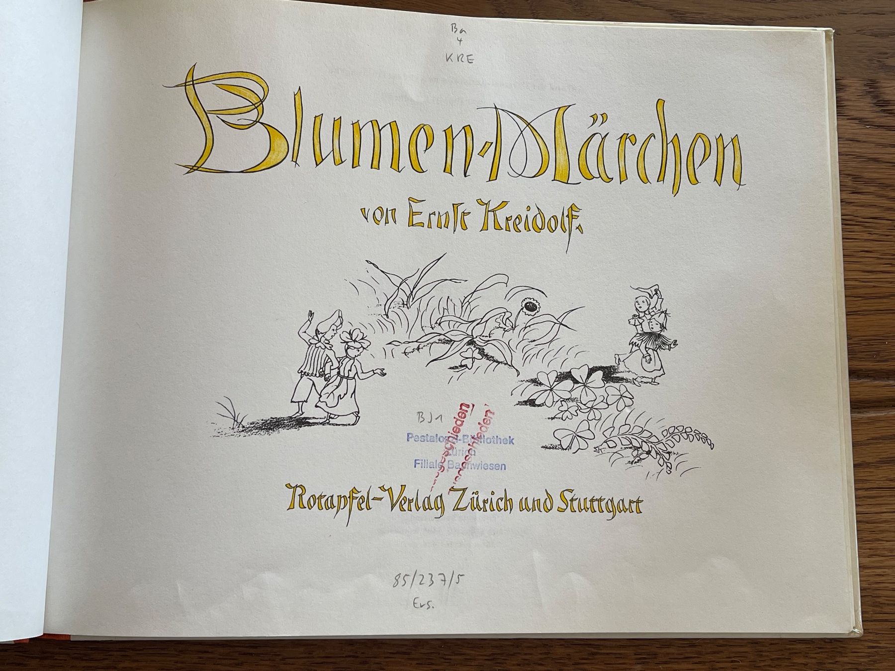 Libri: Blumen-Märchen von Else Freidolf (Nostalgie) – Usato da Zuerich venduto da Dorsi 4