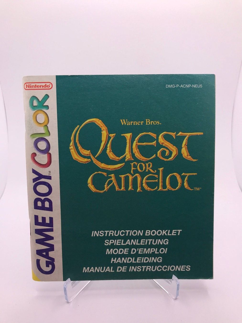Giochi: GBC - Anleitung - Quest for Camelot – Usato da Allschwil venduto da Bullach