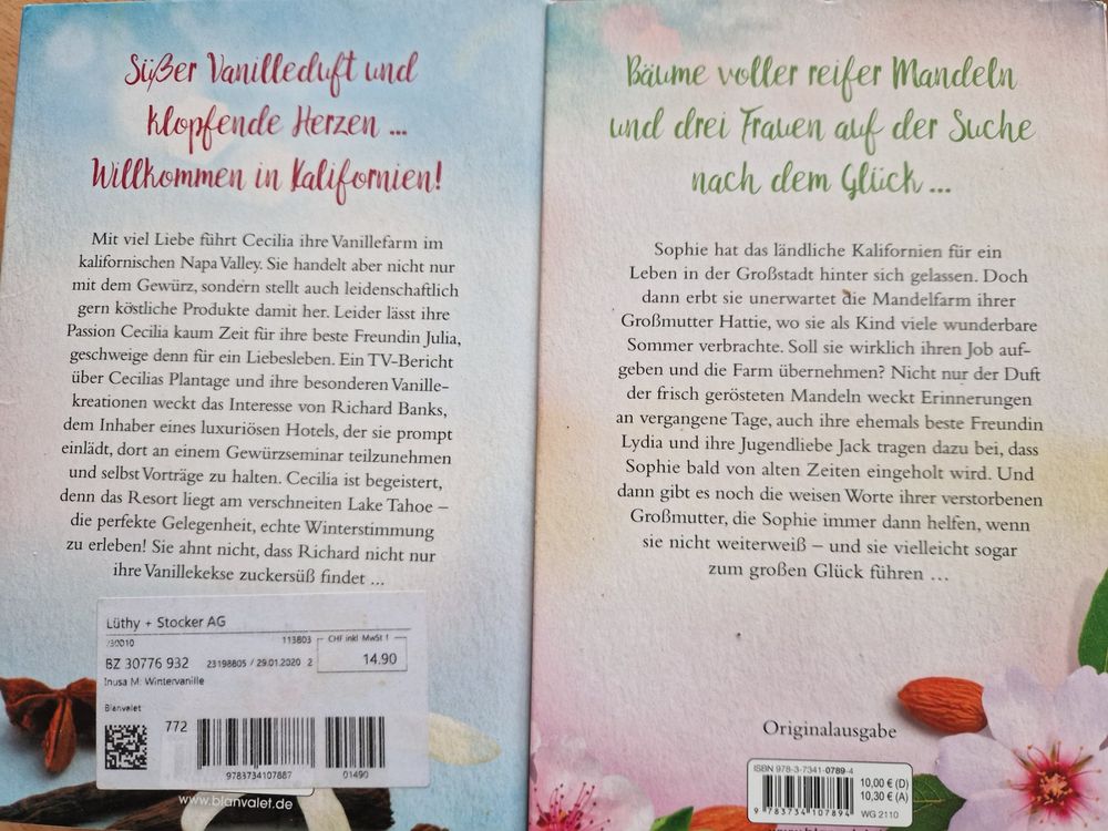 Manuela Inusa 12 Romane Valerie Lane & Kalifornische Träume (Gebraucht
