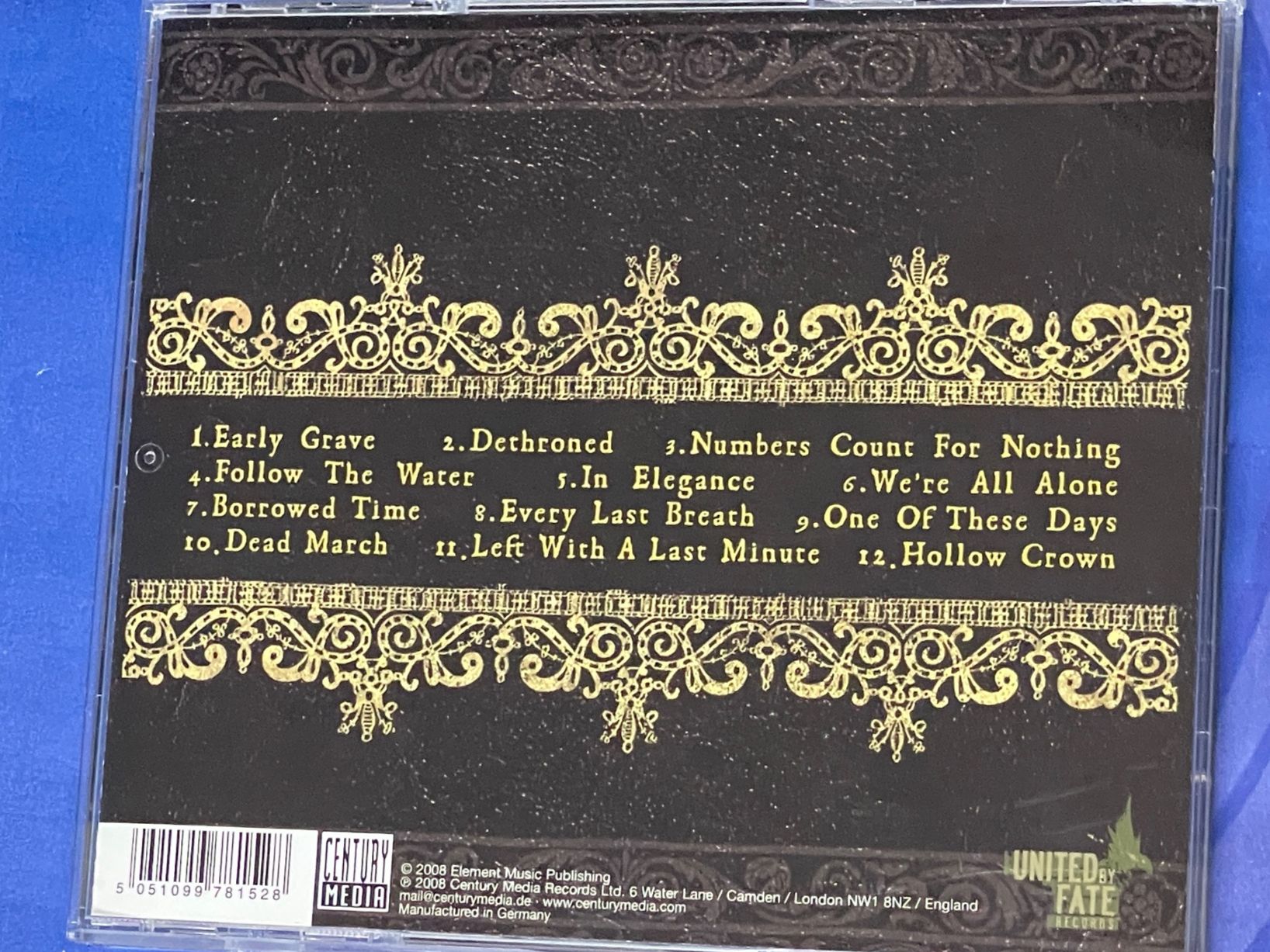 CD: Architects – Hollow Crown - Math Rock / Hardcore - Top – Usato da Muri b. Bern venduto da AdidasCollector 1