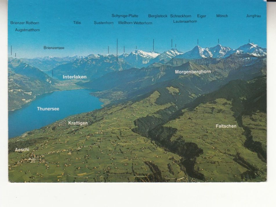 Ansichtskarten: Niesen Aussicht 2000 – Gebraucht aus Bürglen TG von StampGraf