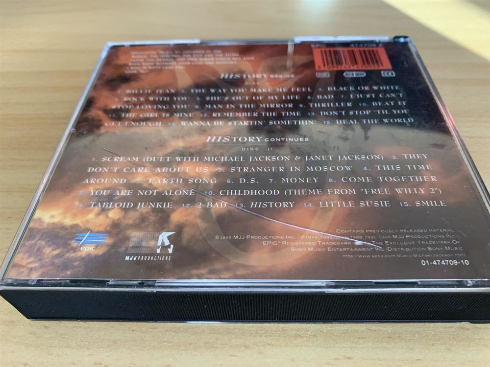 Michael Jackson – HIStory - Past, Present And Future - 2 CD (Gebraucht ...