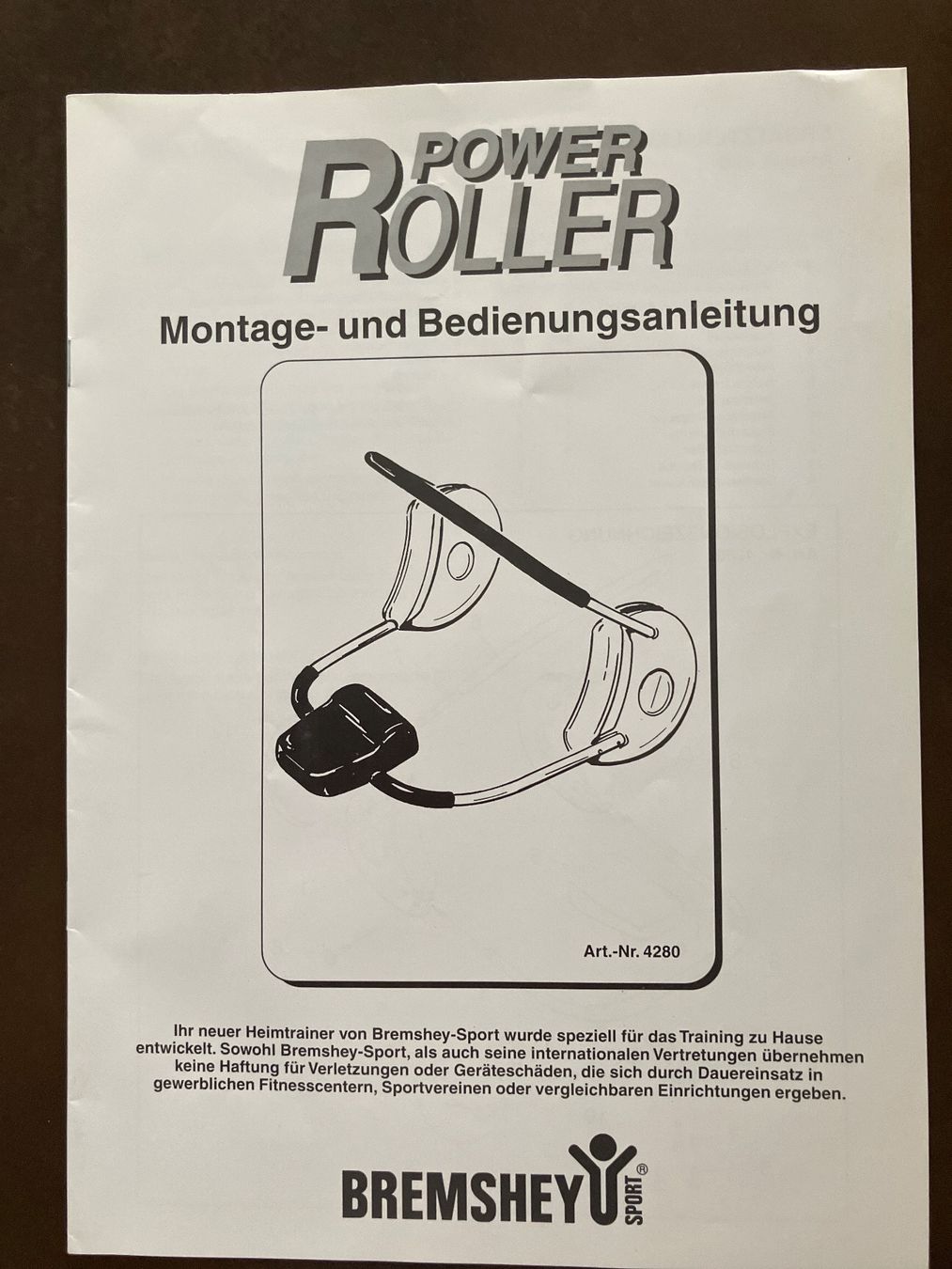 Hometrainer: Power Roller - Bauchtrainer – Usato da Möriken AG venduto da nagross 7