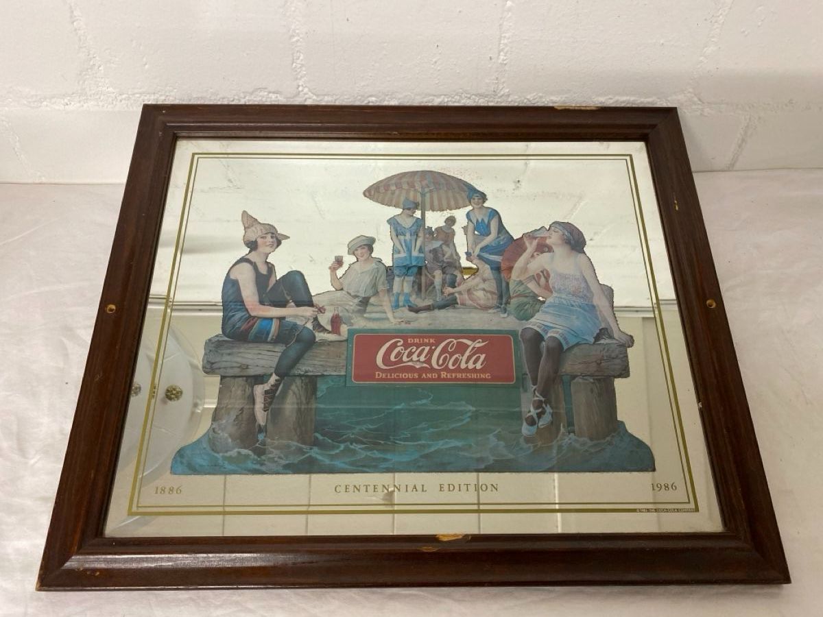 Specchi: Coca-Cola Centennial Edition Spiegel 1986 – Usato da sursee venduto da trilli-tralli