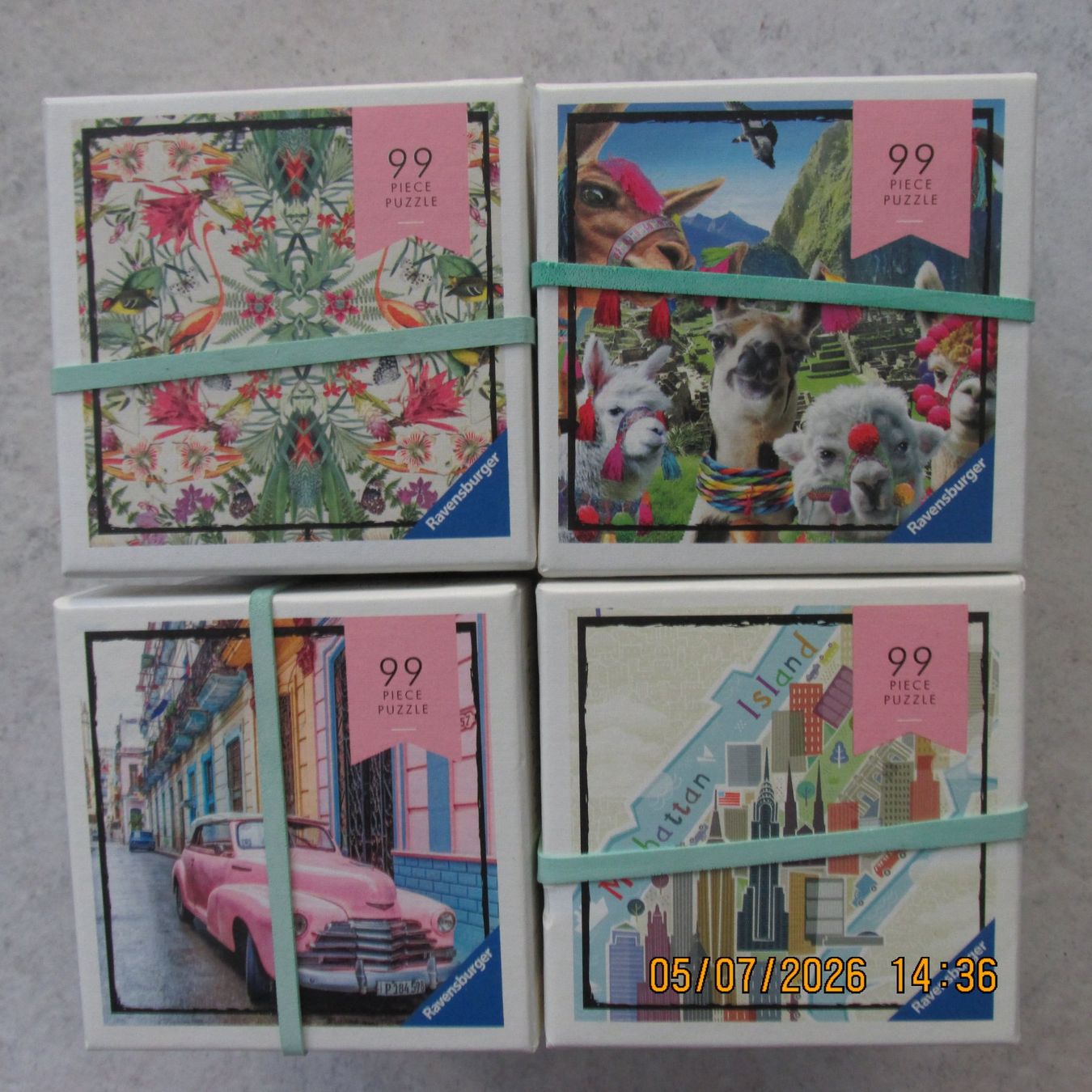 Ravensburger Puzzle: Puzzle Moment Ravensburger 4x 99 Teile – Nuovo (secondo la descrizione) da Galgenen venduto da Forflowers 2