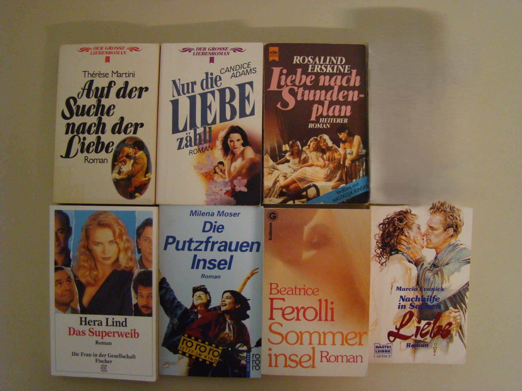 Bücher: 7 Taschenbücher Romane / Liebesromane – Gebraucht aus Malters von burzi